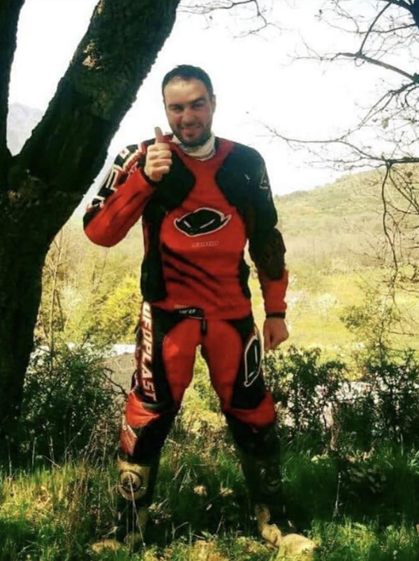 Vincenzo Palmisano, appassionato di enduro